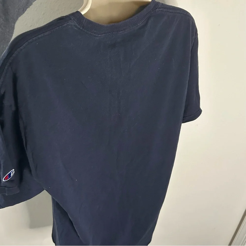 5 for $25 🌙 Champion Dark Navy Blue Radford University Tee - Picture 4 of 5